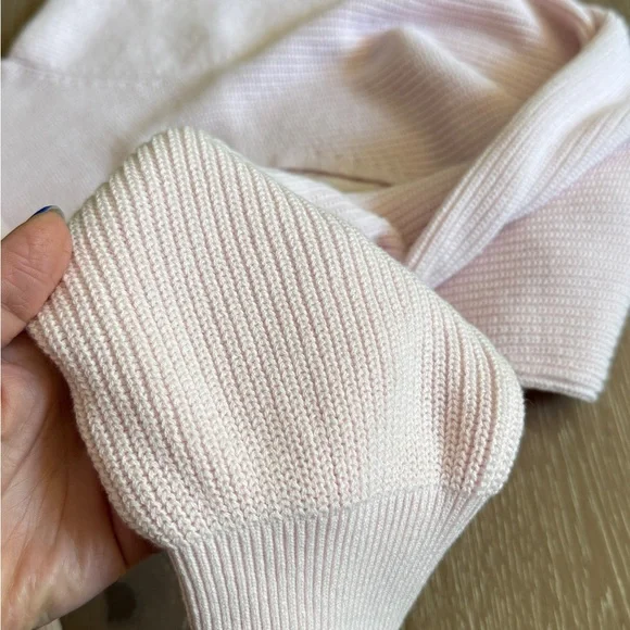 Lululemon Cotton-Blend Mockneck Knit Shrug Pink Size S NWT - Picture 7 of 7